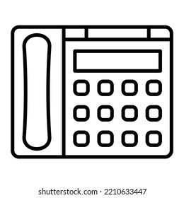 Telephone vector icon. Can be used for printing, mobile and web applications.