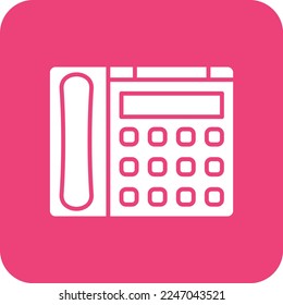 Icono del vector del teléfono. Se puede usar para imprimir, móviles y aplicaciones web.