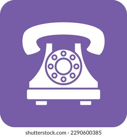 Icono del vector del teléfono. Se puede usar para imprimir, móviles y aplicaciones web.