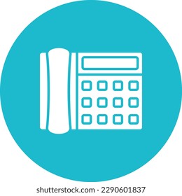 Telephone vector icon. Can be used for printing, mobile and web applications.