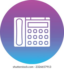 Telephone vector icon. Can be used for printing, mobile and web applications.