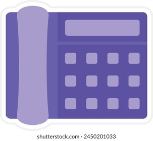 Telephone vector icon. Can be used for printing, mobile and web applications.