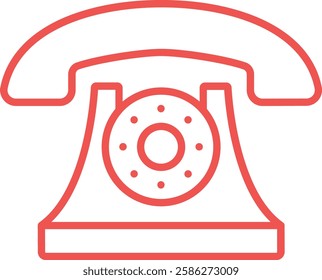 Telephone vector icon. Can be used for printing, mobile and web applications.