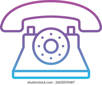 Telephone vector icon. Can be used for printing, mobile and web applications.