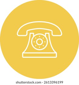 Telephone vector icon. Can be used for printing, mobile and web applications.
