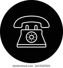 Telephone vector icon. Can be used for printing, mobile and web applications.