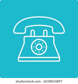 Telephone vector icon. Can be used for printing, mobile and web applications.