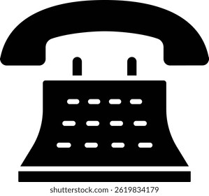 Telephone vector icon. Can be used for printing, mobile and web applications.