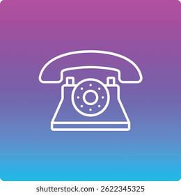 Telephone vector icon. Can be used for printing, mobile and web applications.