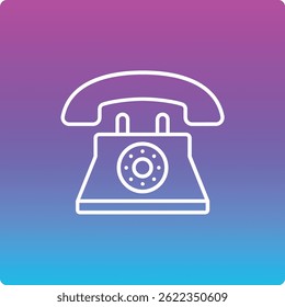 Telefon-Vektorsymbol. Kann für Druck-, Mobil- und Web-Anwendungen verwendet werden.