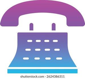 Ícone de vetor de telefone. Pode ser usado para impressão, aplicativos móveis e da Web.