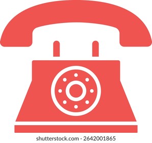 Telephone vector icon. Can be used for printing, mobile and web applications.
