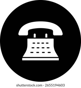 Ícone de vetor de telefone. Pode ser usado para impressão, aplicativos móveis e da Web.