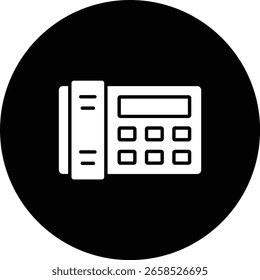 Ícone de vetor de telefone. Pode ser usado para impressão, aplicativos móveis e da Web.