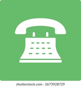 Icono de Vector telefónico. Se puede utilizar para aplicaciones de impresión, móviles y de Web.