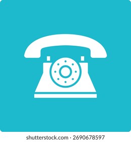 Icono de Vector telefónico. Se puede utilizar para aplicaciones de impresión, móviles y de Web.