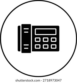 Telephone vector icon. Can be used for printing, mobile and web applications.