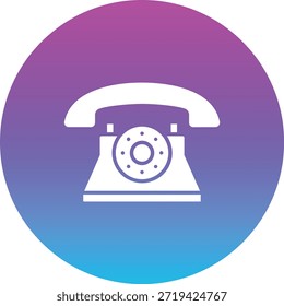 Telephone vector icon. Can be used for printing, mobile and web applications.