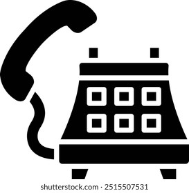 Ilustración de diseño de icono de Vector de teléfono