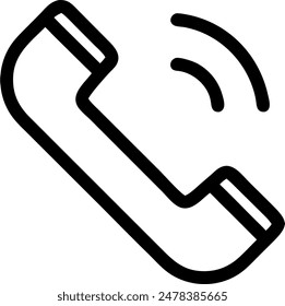Telephone vector, icon design of an old telephone 