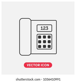 Telephone Vector Icon Illustration