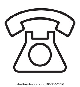 Icono de vector de teléfono que se puede modificar o editar fácilmente