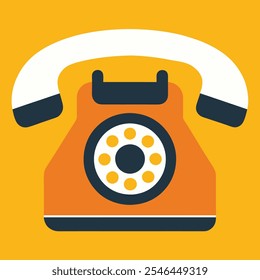 telephone vector icon for website, presentation