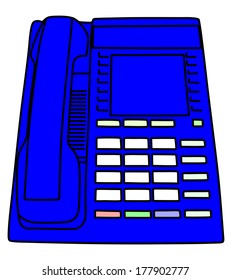 telephone, vector illustration