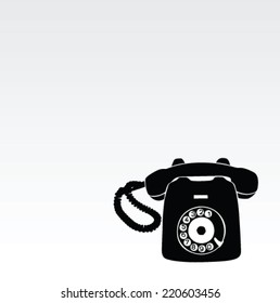 telephone vector illustration