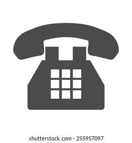 Telephone vector image to be used in web applications, mobile applications and print media