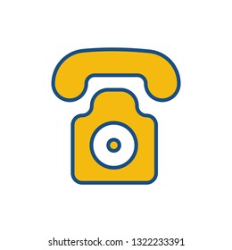 Telephone vector symbol icon