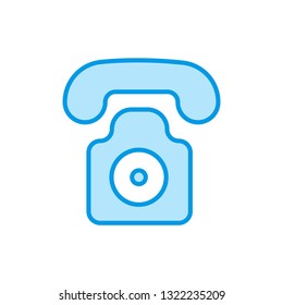 Telephone vector symbol icon