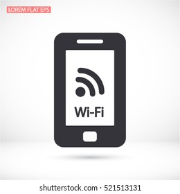 Telephone and Wi fi  icon