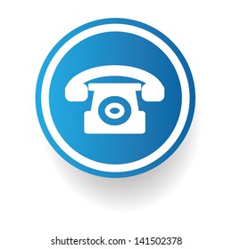 Telephone zone sign,vector