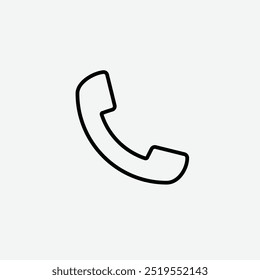 Telephoneline vector icon. EPS 10