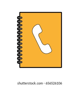 telephonic agend isolated icon