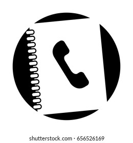 telephonic agend isolated icon