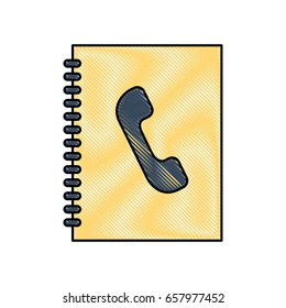 telephonic agend isolated icon