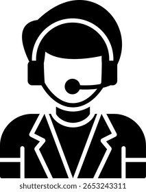 Telephonist New Creative Icon Design Vector