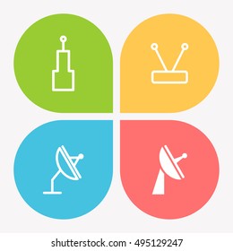 Telephony Connection Antenna Line Objects