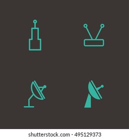 Telephony Connection Antenna Line Objects