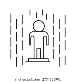 teleportation icon illustration element design