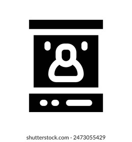 teleportation icon. vector glyph icon for your website, mobile, presentation, and logo design.