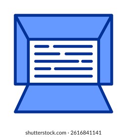 Teleprompter Icon Element For Design