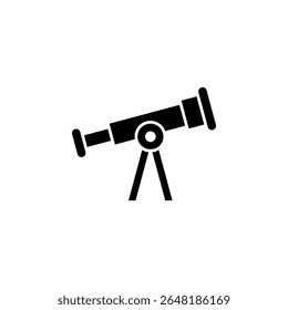 telescópio, astronomia, educação, observação, ícone da ciência