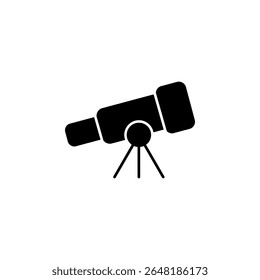 telescópio, astronomia, educação, observação, ícone da ciência