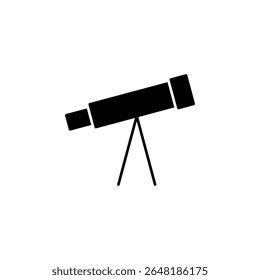 telescópio, astronomia, educação, observação, ícone da ciência