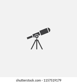 telescope base icon. Simple sign illustration. telescope symbol design from space exploration series. Can be used for web, print and mobile