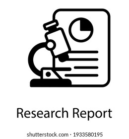 Telescopio con informe de investigación de archivos empresariales 