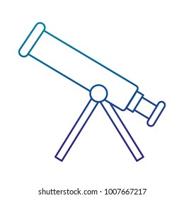 telescope device isolated icon
